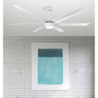 Ventilador Dc Marea 30w Blanco 6 Aspas Aluminio 198d 6vel. 3 Colores 3250lm Remoto,memoria,temporizador_1