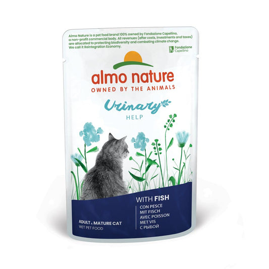 30ux70gr Sobres De Comida Almo Para Gato Urinary Con Pescado_0