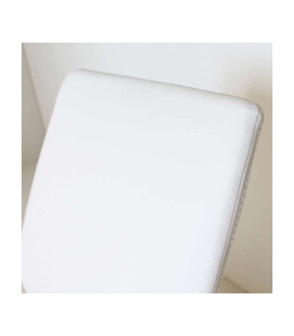 Pack De 2 Sillas Unique Tapizadas En Tejido Pu Blanco, 100cm(alto) 43cm(ancho) 62cm(largo)_4