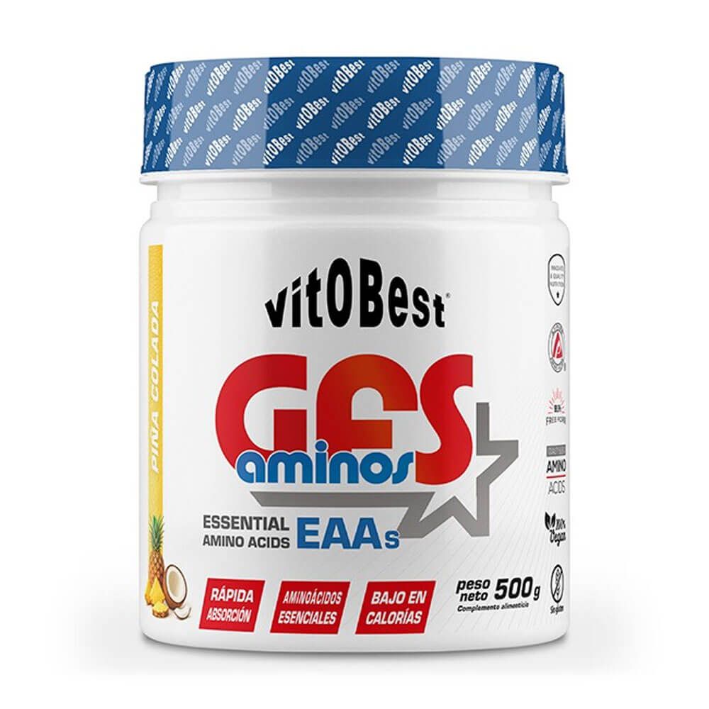Gfs Aminos - 500g - Piña Colada - Esenciales E Hidrolizados - Vitobest_0