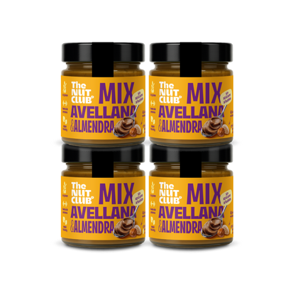 Pack crema de avellana y almendra nacional 4 uds The Nut Club 800g_0