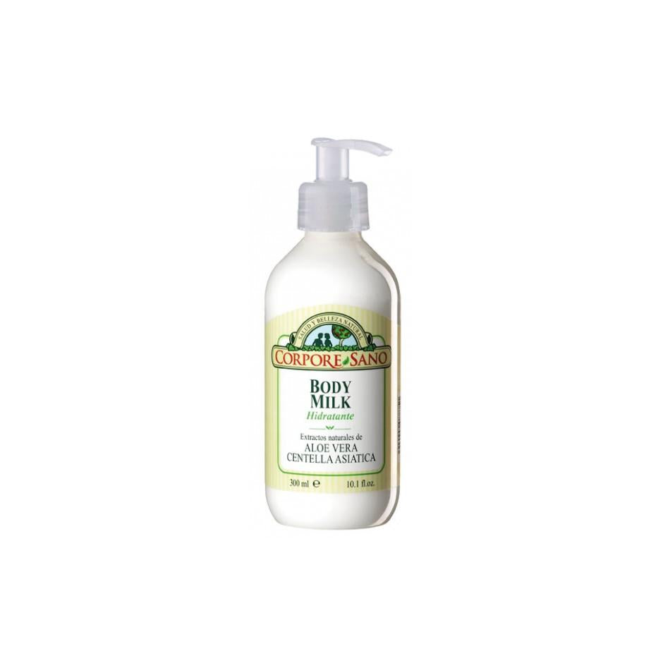 Leite Corporal Aloé Vera e Centella Asiatica, Corpore Sano, 300 ml