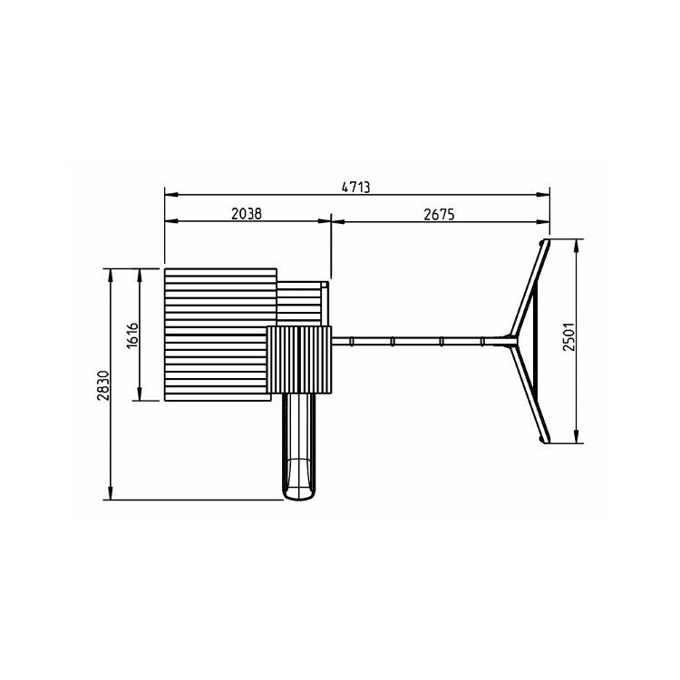 Parque Infantil Masgames Lookout M Con Columpio Doble._4