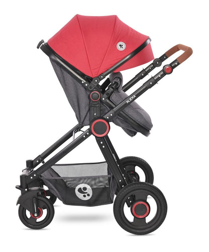 Carrito De Bebé Trío Alexa Cherry Red_2
