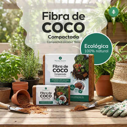 Substrato de Fibra de Coco Planeta Huerto 70 Litros 