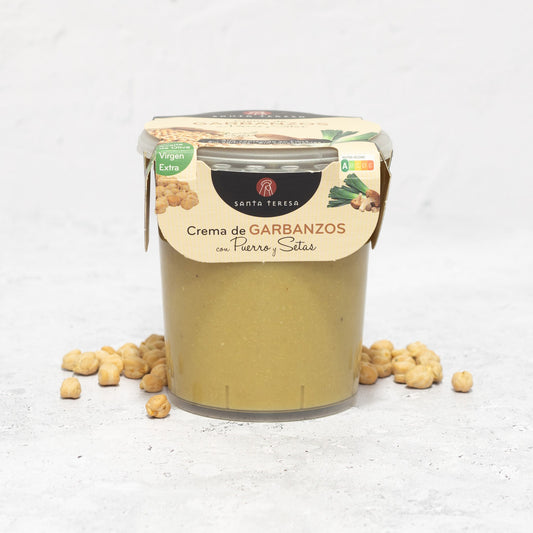 Crema De Garbanzos Con Puerro Y Setas 400ml_0