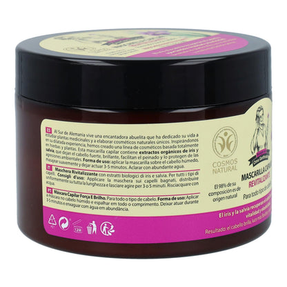 Máscara capilar revitalizante Oma Gertrude para cabelo normal, 300 ml
