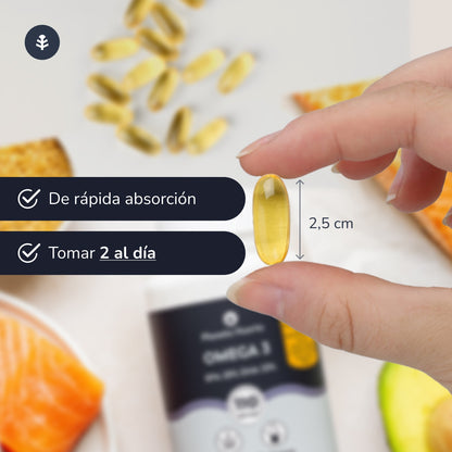 Pack 2x Ómega 3 EPA 35% DHA 25% Planeta Huerto 110 Pérolas