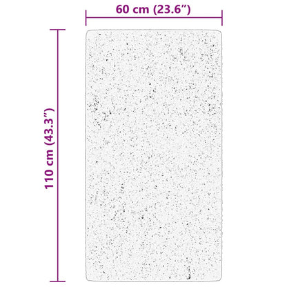 Vidaxl Alfombra De Pelo Corto Suave Lavable Huarte Crema 60x110 Cm_2