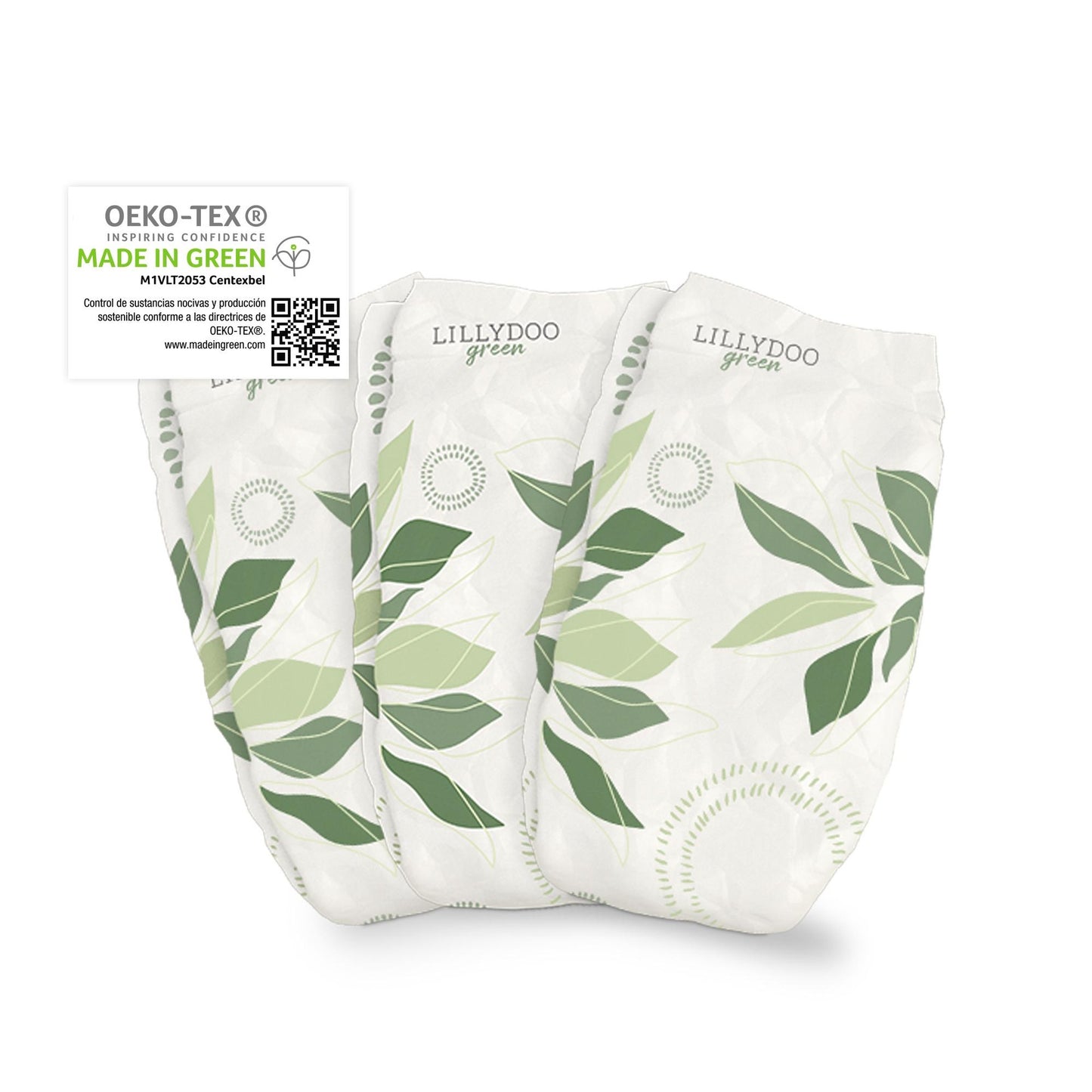 Fraldas tamanho 6 (13-18kg) LILLYDOO Verde 23 unidades