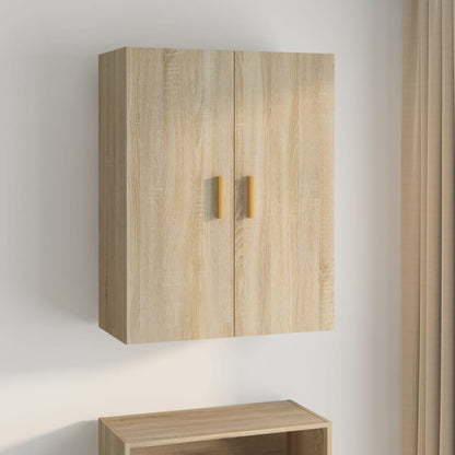 Armario Colgante De Pared Roble Sonoma 69,5x34x90 Cm / Vetonek_3