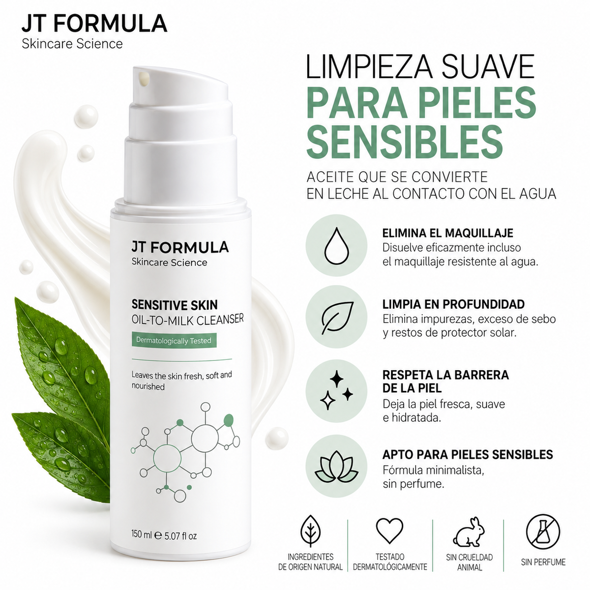 Limpiador Aceite-a-leche Para Piel Sensible_2