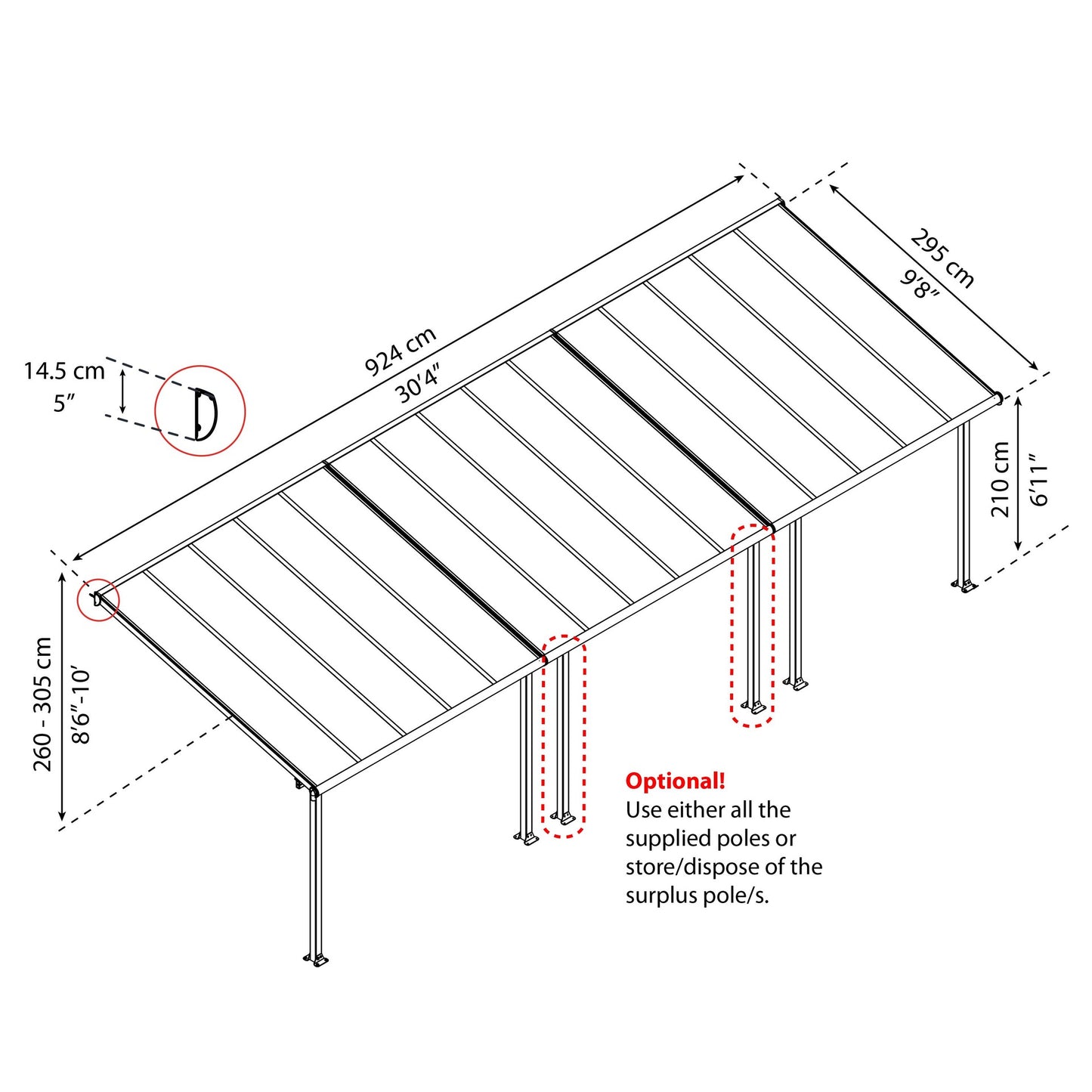 Pérgola anexa Olympia 924x294 branca 