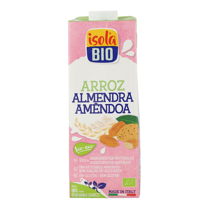 Bebida Orgânica Isola de Arroz e Amêndoa 1 L
