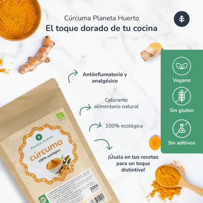 Cúrcuma em pó ECO Planeta Huerto 200g