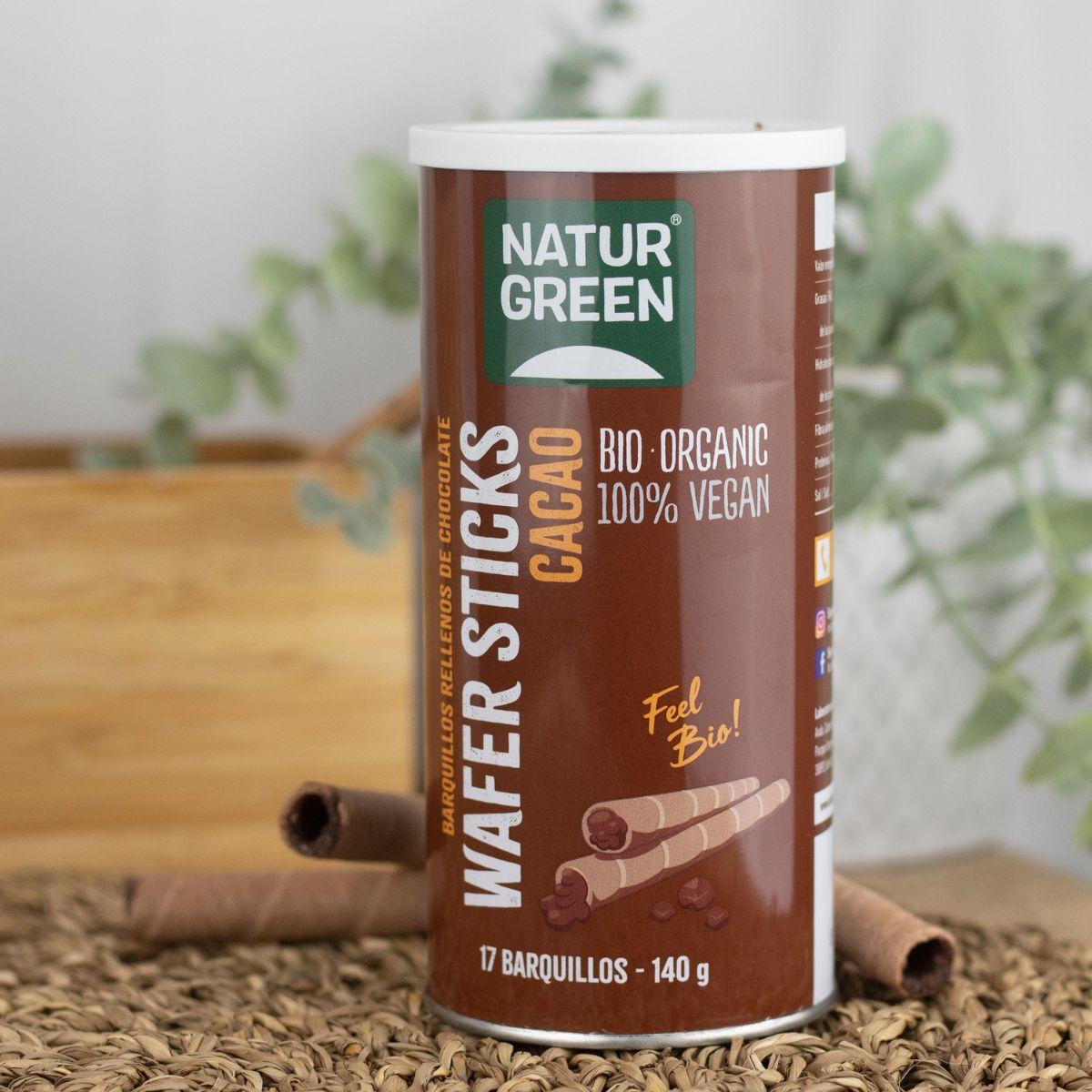 Bolachas Recheadas com Chocolate Orgânico NaturGreen 140 g