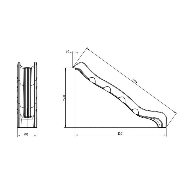 Rampa De Tobogan Masgames Optima Altura 150 Cm._5
