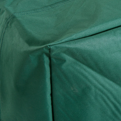 Outsunny Funda Para Muebles De Jardín Exterior Impermeable 222x155x67 Cm Verde_4