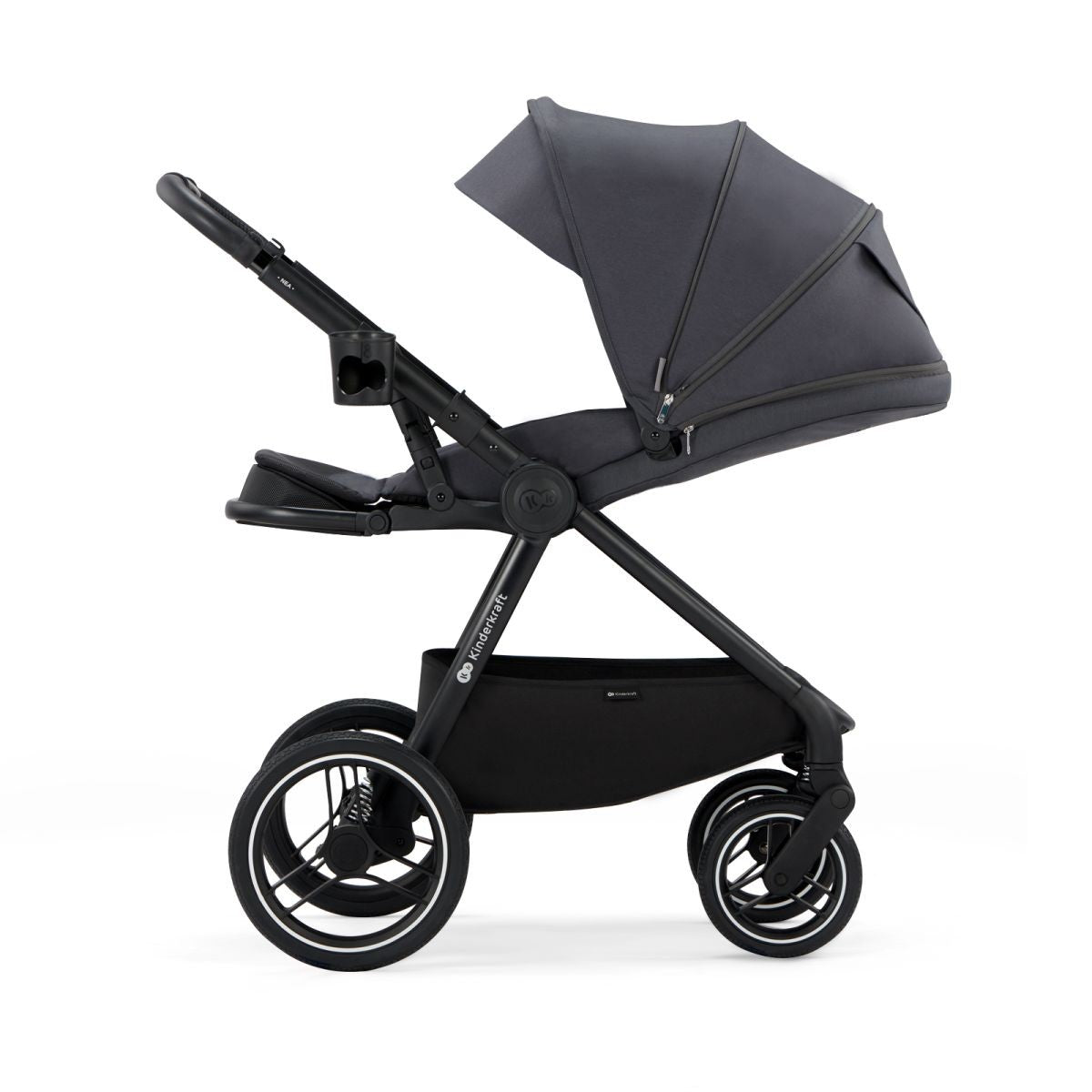 Carrito De Bebé Nea Dos Piezas Capazo Duro Hasta 22 Kg Deep Grey_3