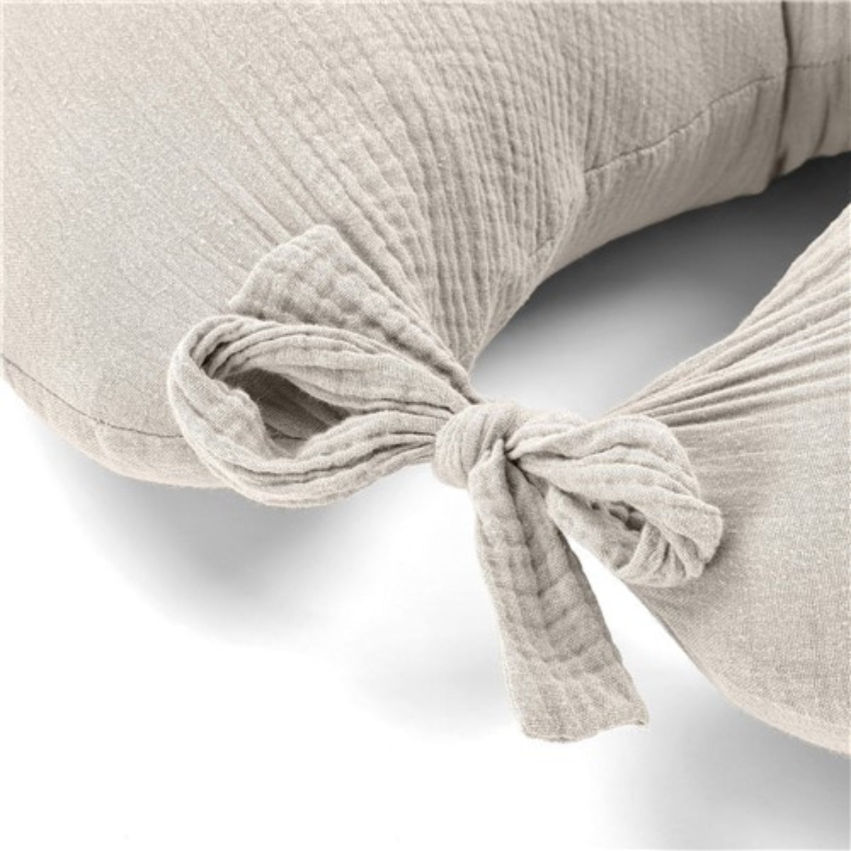 Cojín De Lactancia Muselina Con Fibra De Silicona Beige_2