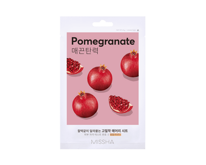 Missha Airy Fit Sheet Mask [pomegranate] (19g) - Mascarilla Granada_0