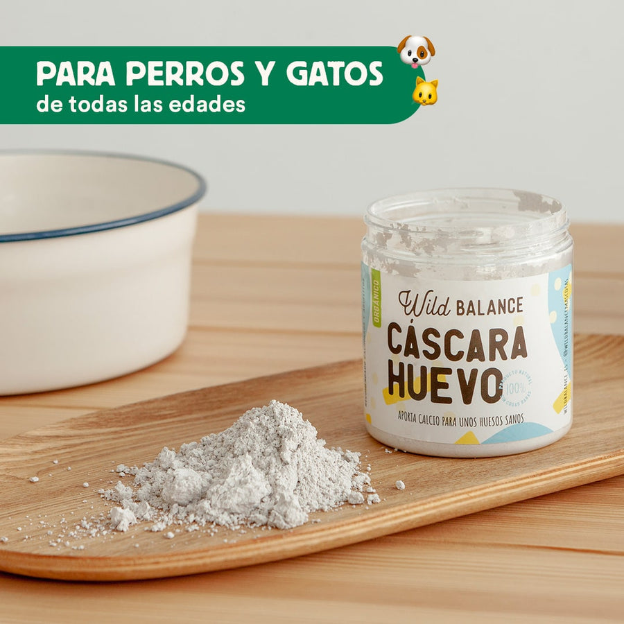 Suplemento para animais de estimação Wild Balance Organic Eggshell 140g