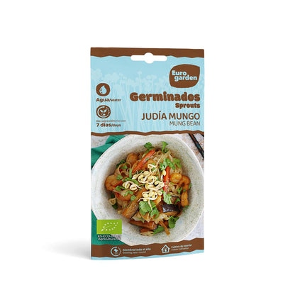 Sementes de rebentos de feijão mungo biológico Eurogarden