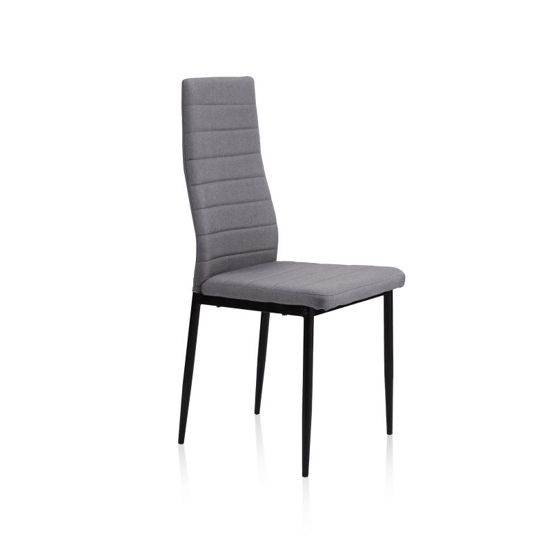 Pack 4 Sillas De Comedor Niza Tejido Tapizado, Gris, 43 X 98 X 44_2