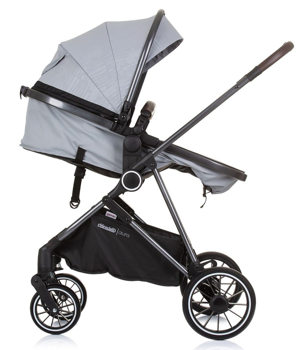 Carrito De Bebé Trio Convertible Aura Hasta 22 Kg Ash Grey_3