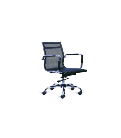 Silla De Oficina Niza Con Malla, Altura Regulable Acabado En Negro. 54 Cm(ancho ) 89-94.5_0