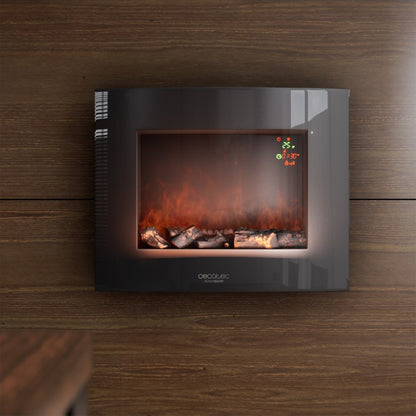 Cecotec Chimenea Eléctrica Chimenea Electrica Decorativa De Pared Ready Warm 2600 Curved Flames_2