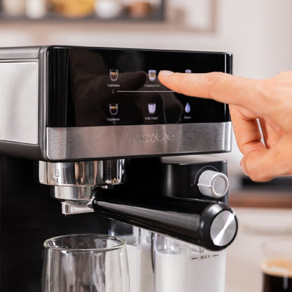 Cecotec Cafetera Express Semiautomática Táctil Con Depósito De Leche Power Espresso 20 Touch & Cream. 1350w, Sistema The_4