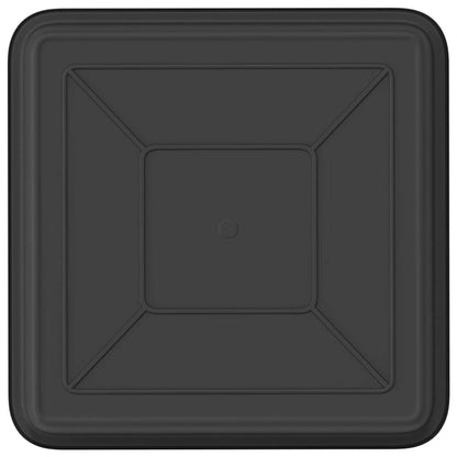 Bandeja Cuadrada Para Flores 24 Uds. Negro 18 X 18 X 2 Cm_5