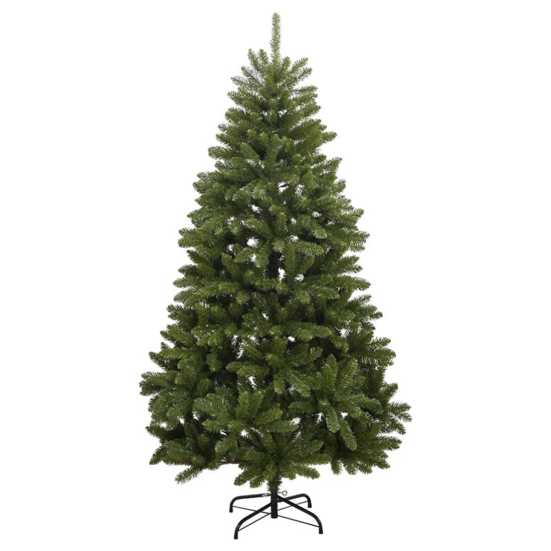 Vidaxl Árbol De Navidad Artificial Con Bisagras 300 Led Y Bolas 210 Cm_4