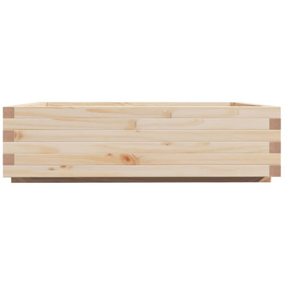 Jardinera De Madera Maciza De Pino 90x90x26,5 Cm_5