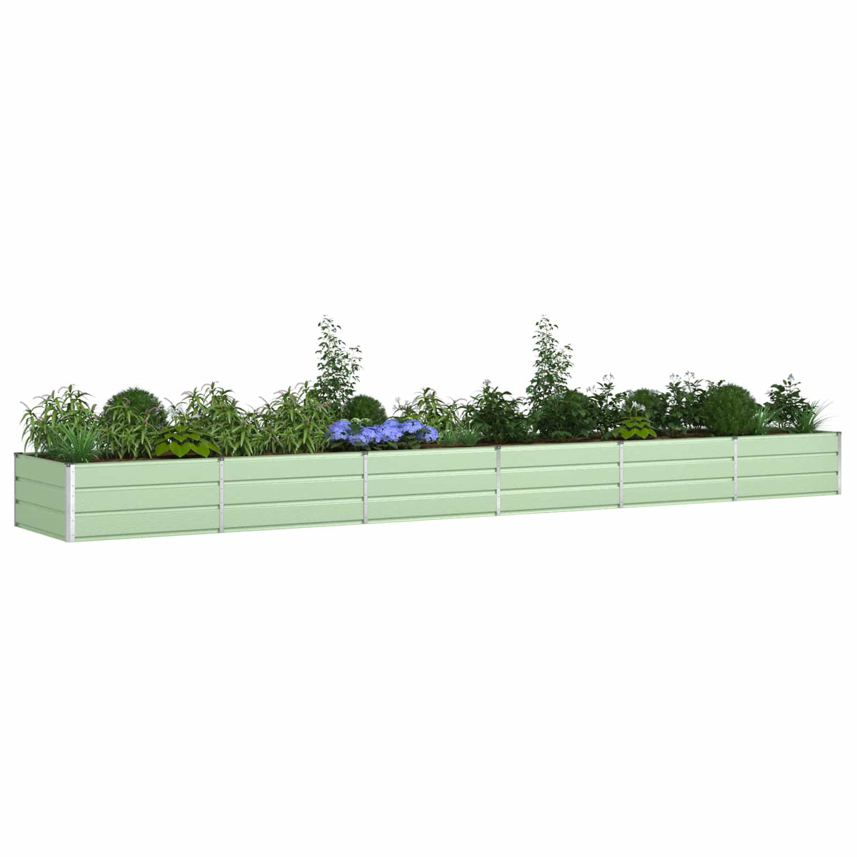 Jardinera Verde Pastel 580 X 100 X 45 Cm Acero Galvanizado_2