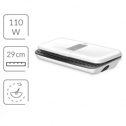 Envasadora De Alimentos Al Vacío Doméstica, Sellado Automático, Caudal De 12 L/m., 0,8 Bar Mpm Mpm-mpz-01 Blanco/negro_4