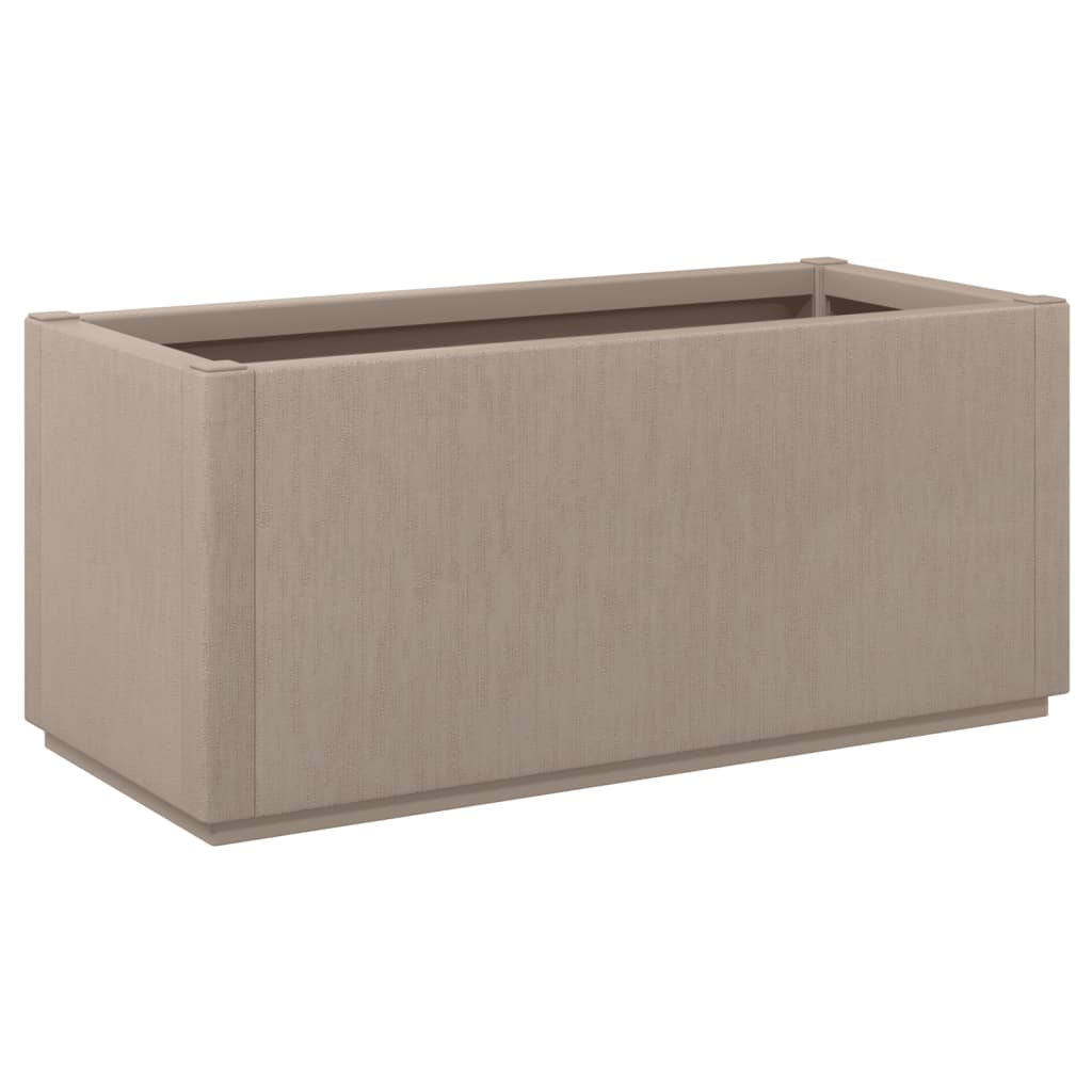 Caja De Flores De Jardín Marrón Claro_4