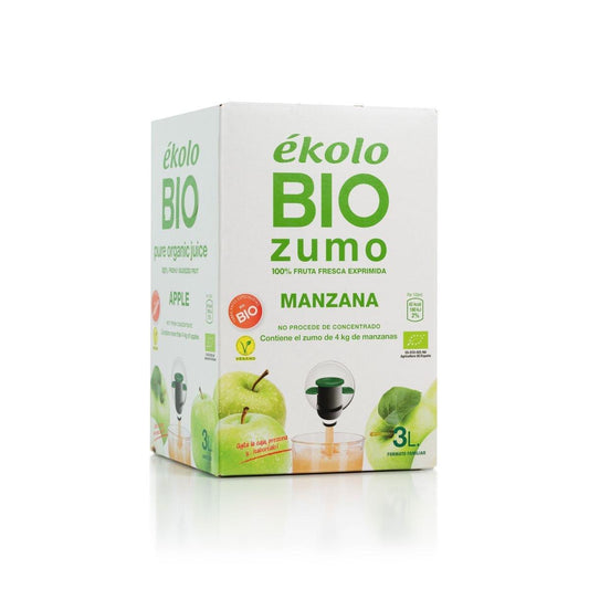 Sumo de maçã 100% espremido em saqueta Bio Ékolo bio 3L