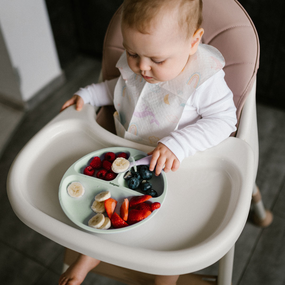 Babyono Plato De Silicona Con Compartimentos Y Ventosa_3