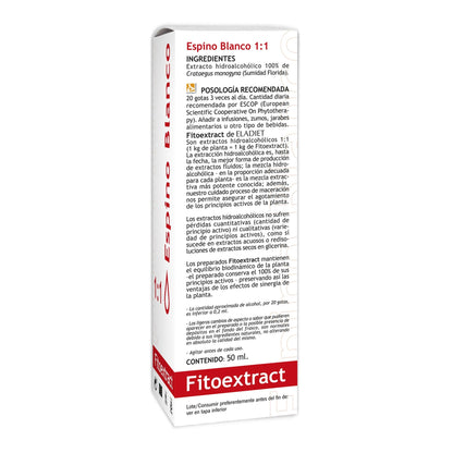 Fitoextrato de espinheiro, 50 ml. Eladiet