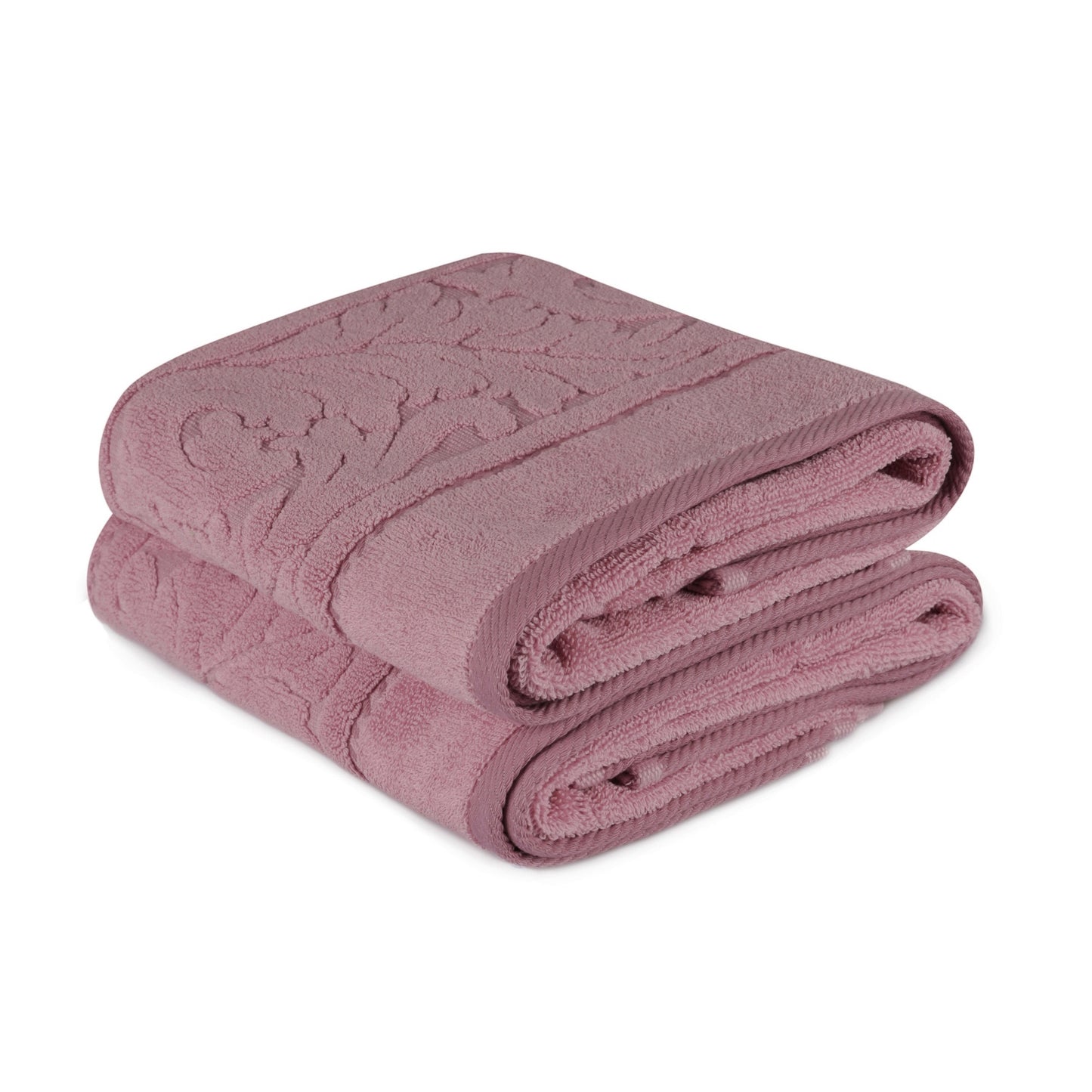 Juego De Toallas De Mano (2 Piezas) Rosa Palo_2