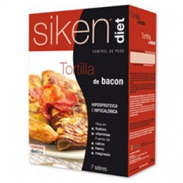 Tortilha sabor bacon Siken Diet 7 envelopes