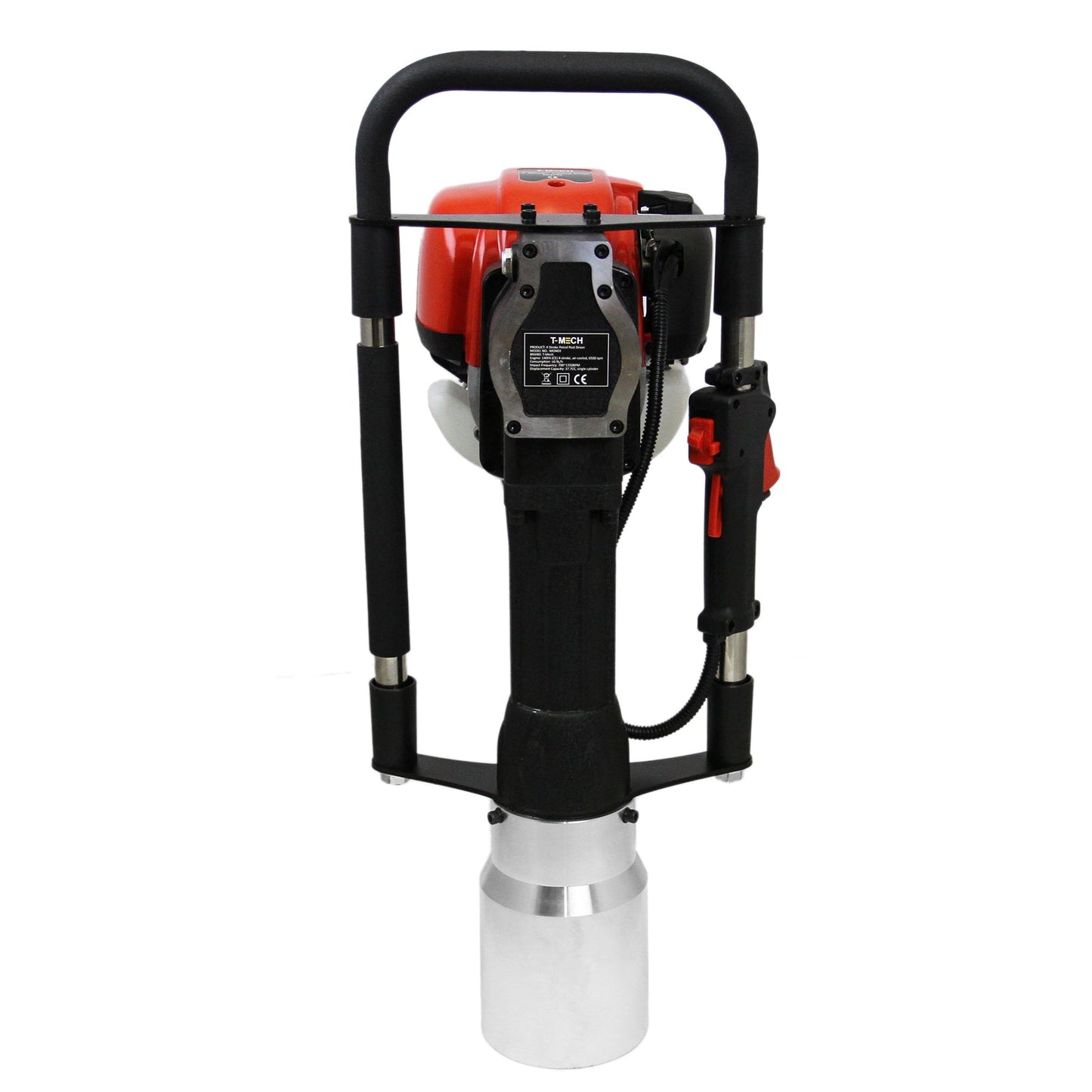Clavador De Postes T-mech De 4-tiempos Y Accesorio 120mm_1