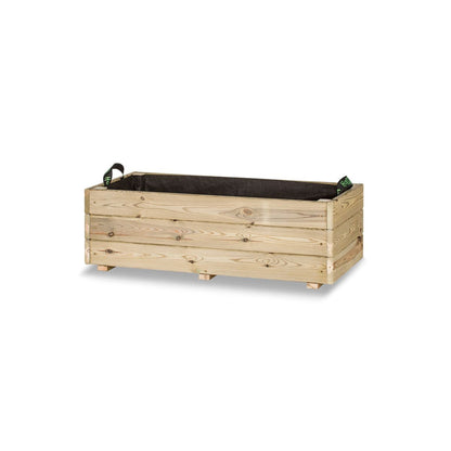 Floreira retangular Ghio 90x40x30 Hortalia