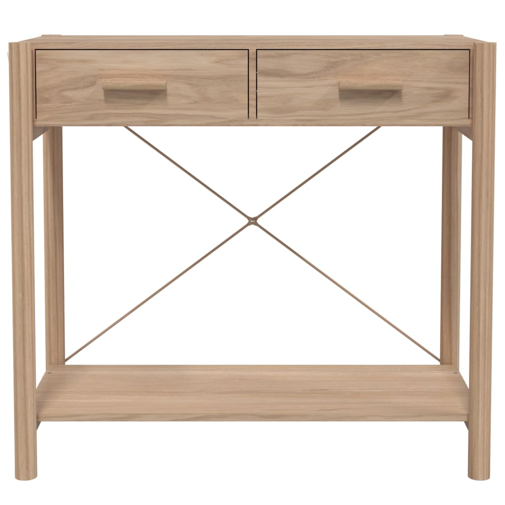 Mesa Consola De Madera Contrachapada 82x38x75 Cm_4
