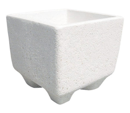 Jardinera De Granito La Manga. 32 cm de ancho y 32 cm de alto. Peso: 25 kilos. Capacidad: 15 litros_0