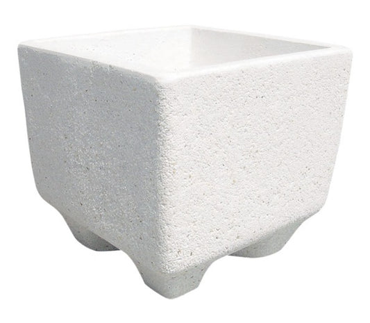 Jardinera De Granito La Manga. 32 cm de ancho y 32 cm de alto. Peso: 25 kilos. Capacidad: 15 litros_0