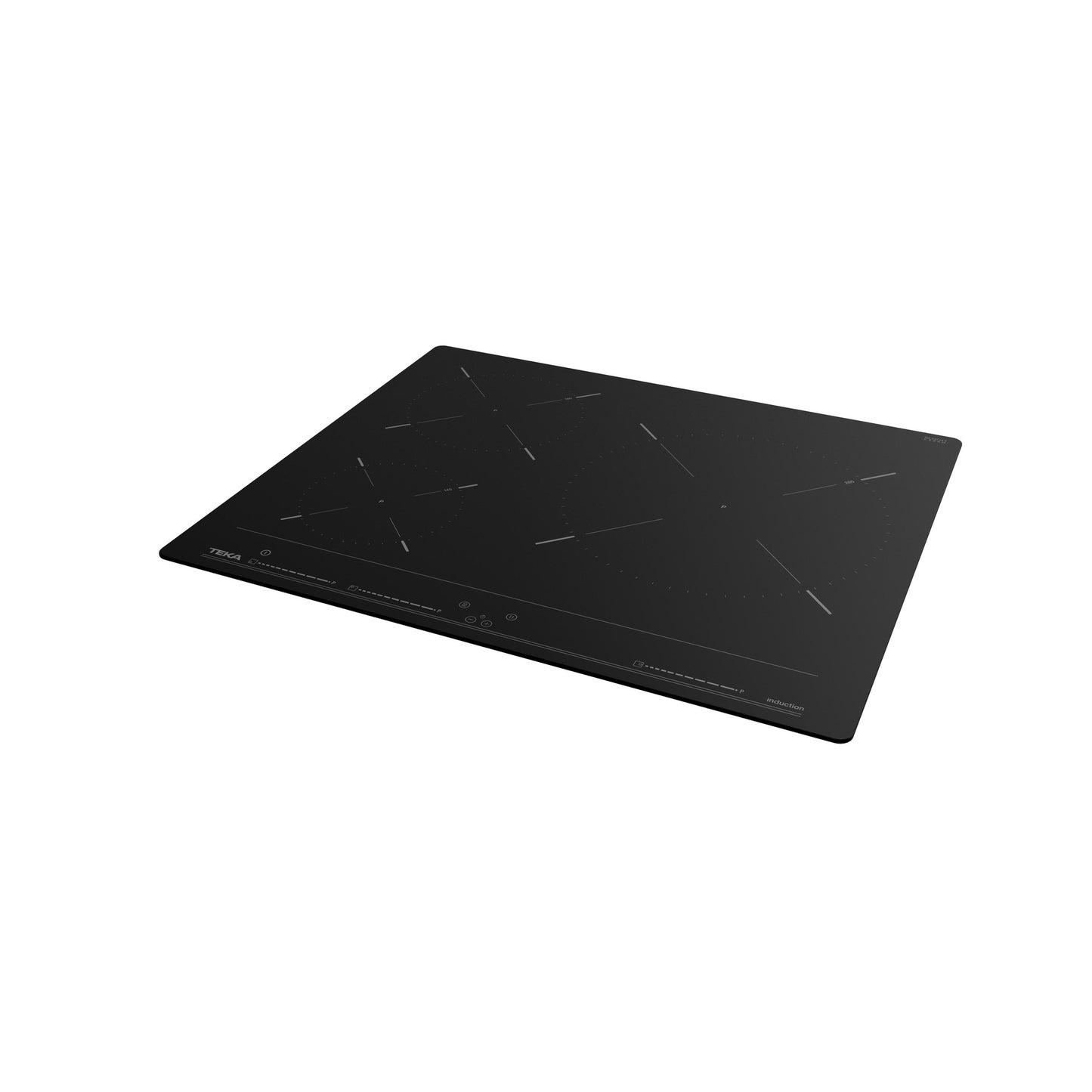 Placa de indução Teka IBC 63010 MSS de 3 zonas, 60 cm, vidro preto