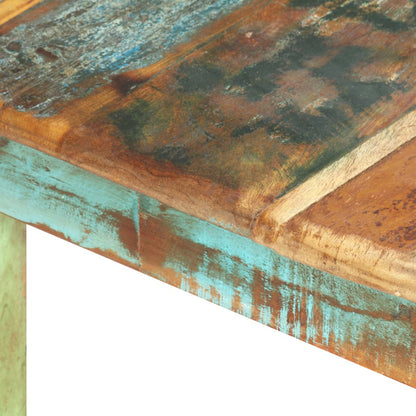 Mesa De Comedor De Madera Maciza Reciclada 140x70x76 Cm_4